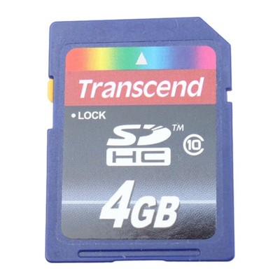 Transcend 4GB SDHC Karte 10 Karte Speicherkarte memory card