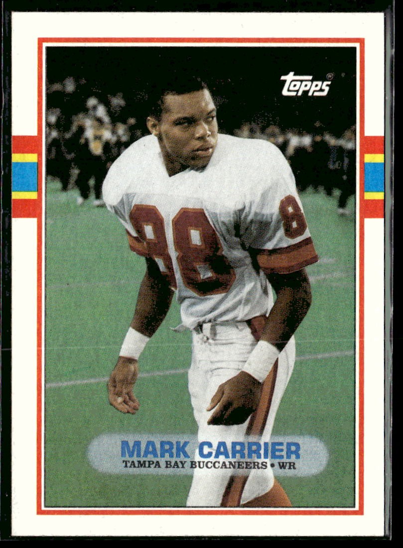 1989 Topps Mark Carrier RC #331 Tampa Bay Buccaneers