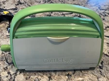 Cricut Cuttlebug Green Die Cutting Embossing Machine Manual Crank Cuddlebug