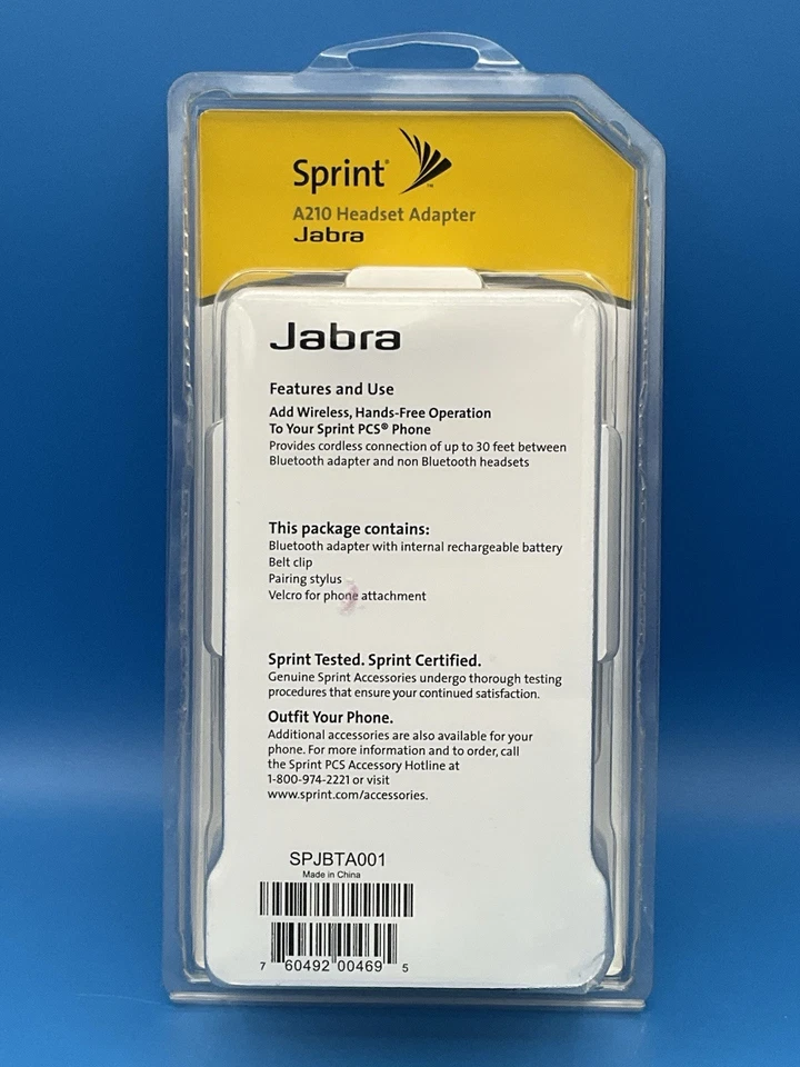 Jabra A210 Bluetooth Headset Adapter For Non-Bluetooth Mobile Phones New - Image 2 of 4