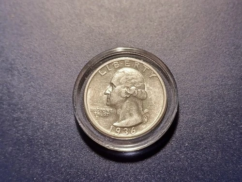 Nice AU 1936-S Washington Quarter