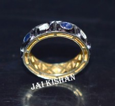 Anello Dell'eternità Con Diamanti Marquise. Fede Nuziale Da 0,31 Carati G VS. Anello Art Déco. Bordo Liscio. Oro Rosa, Giallo E Bianco 18 Carati 14 Carati. Polamai - Italia - Foto 2