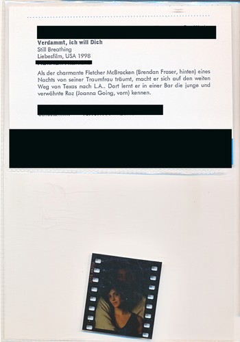 Verdammt, ich will dich - Brendan Fraser - 1 Dia - 2,4x3,6cm ungerahmt (5787)