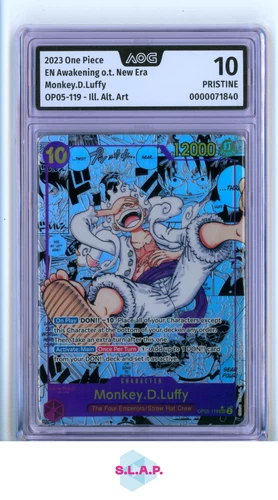 MONKEY.D.LUFFY ONE PIECE OP05-119 2023 NEW ERA ILL.ALT.ART.MANGA RARE EN AOG 10