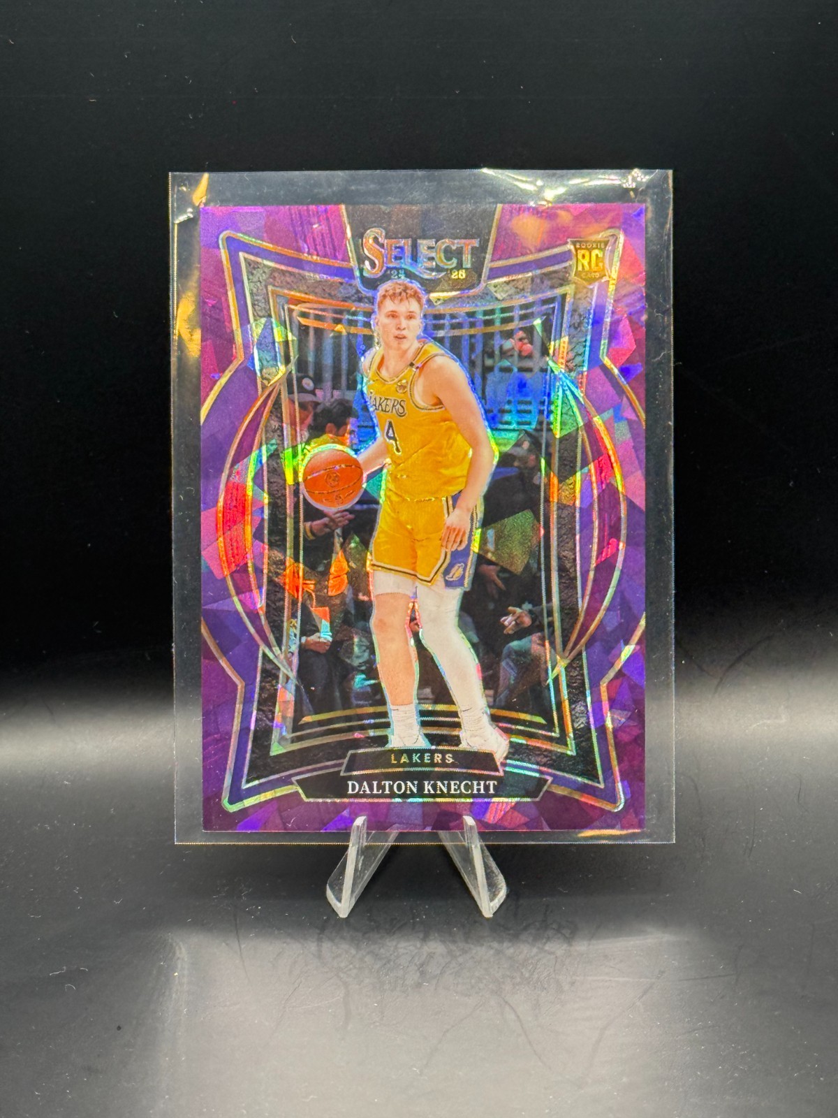 2024-25 Panini Select - Concourse Dalton Knecht #91 Purple Ice Prizm /99