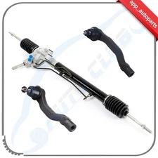 Steering Rack And Pinion Assembly 25433 + Outer Tie Rod End Links Es3331 Es3332