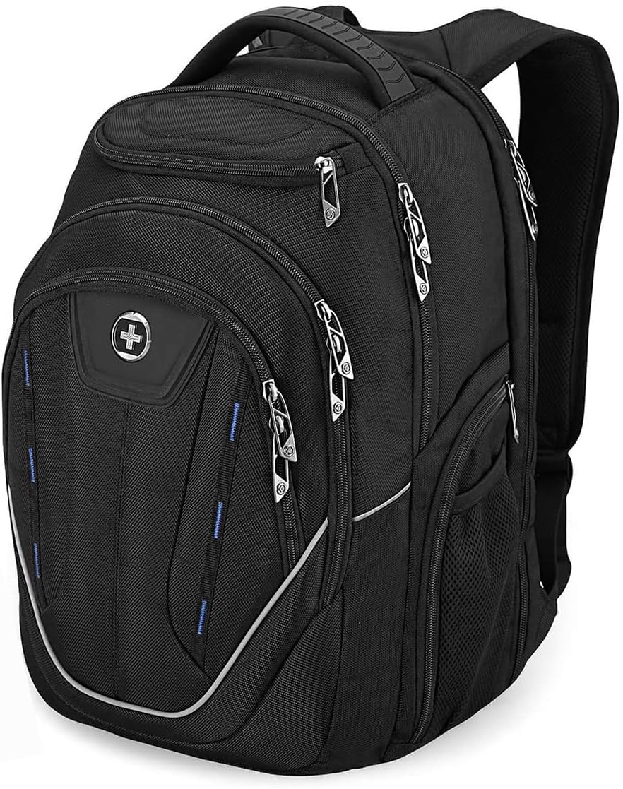 TSA-Approved Business Laptop Backpack for Men with USB Charging Port