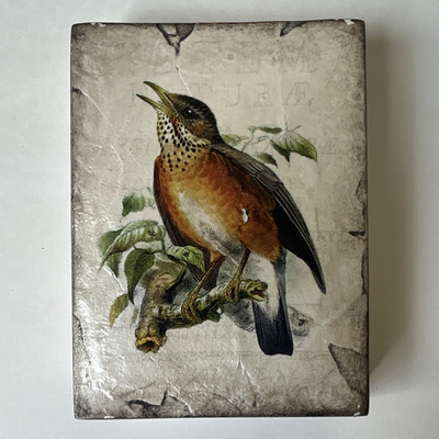 Sid Dickens Memory Block Tile T-554 Sweet Melody Bird Hanging Wall Art
