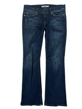 Joe's Blue Dark Wash Provocateur Mid-Rise Bootcut Denim Jeans Women's 28 X 30