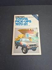 Chilton Toyota Pick-Ups 1970-1981 Repair Tune Up Service Manual Hilux 4x4