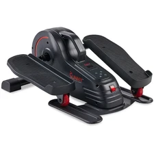 Sunny Health & Fitness Smart Electric Motorized Under Desk Elliptical- Dark Grey