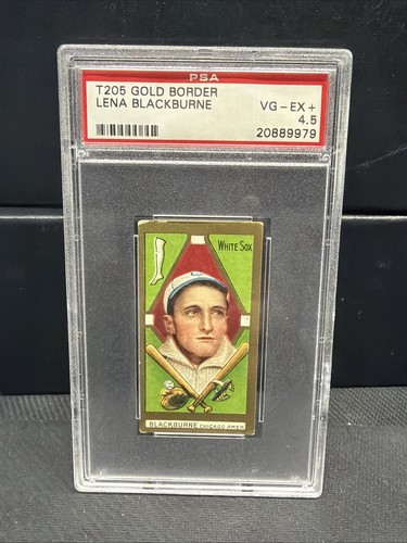 Lena Blackburne 1911 T205 Gold Border card