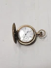 Antique Elgin Ladies Pocket Watch R. Lanier Dial Gold Filled Elgin Giant Case