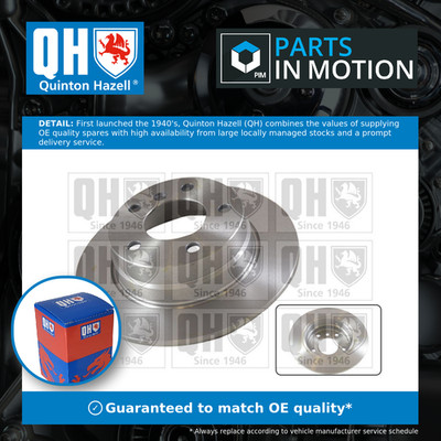 2x Brake Discs Pair Solid fits BMW 118D E87 2.0D Rear 04 to 07 280mm Set QH New