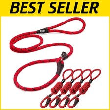 Heavy Duty Slip Leads for Large Dogs 5-Pack