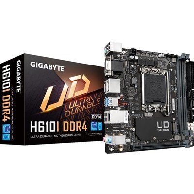 Gigabyte H610I DDR4 Ultra Durable Intel 1700 Sockel Mainboard Mini-Itx 2X Ddr4
