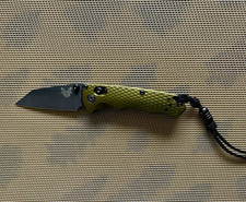 Benchmade Full Immunity 290BK-2 CPM-M4 Woodland Green Aluminum Pocket Knife