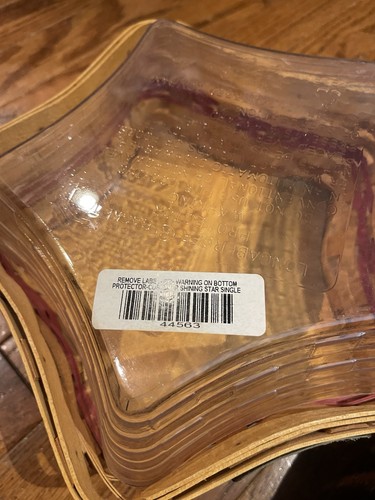 Vintage Longaberger 2001 Shining Star Basket and Protector Hostess Collection - Picture 2 of 11
