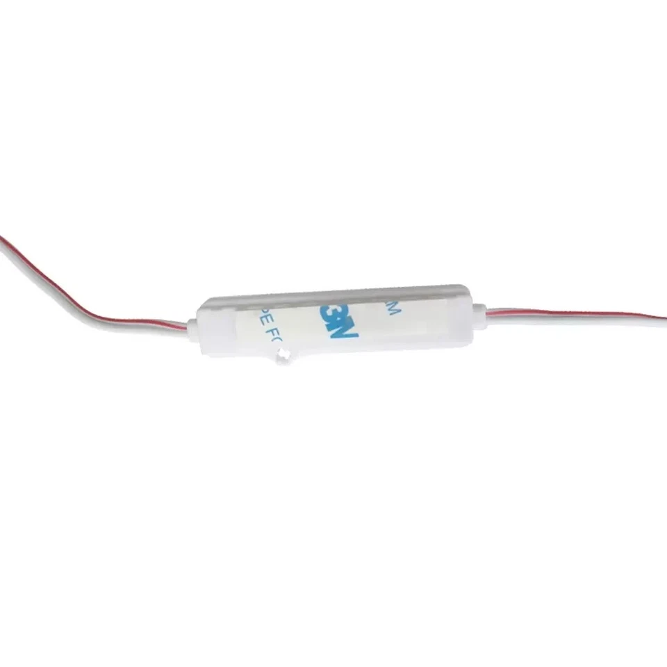 Moduli Led SMD 12V 1,2W 3 Led IP68 catena 20pz per insegne pubblicitarie - Immagine 3 di 3