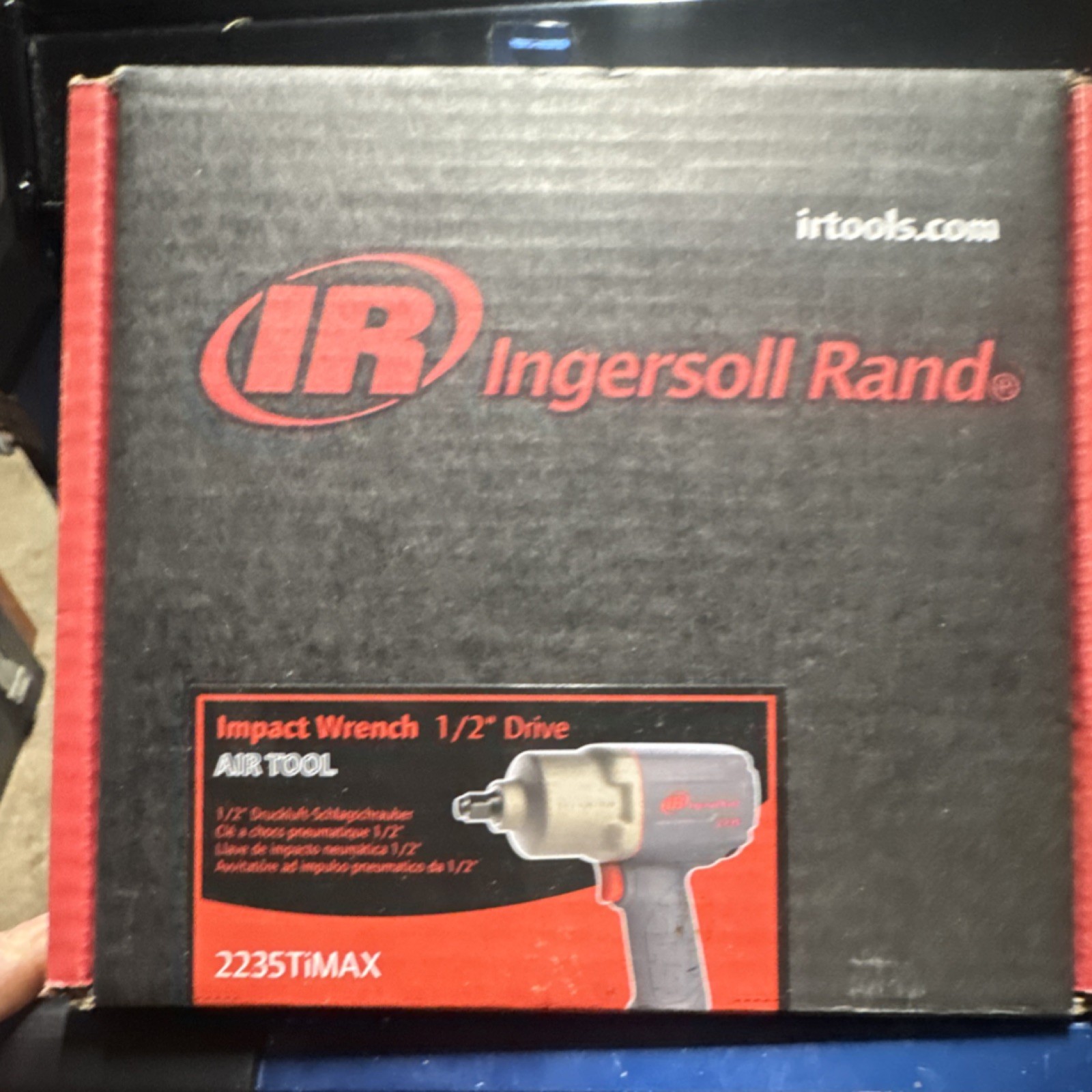 Ingersoll Rand 2235TiMAX Pistol Grip Air Impact Wrench 1/2" 