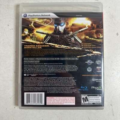 Wanted: Weapons of Fate (Sony PlayStation 3, 2009) for sale