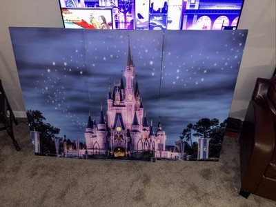 Disney Castle - HUGE CANVAS WALL ART 