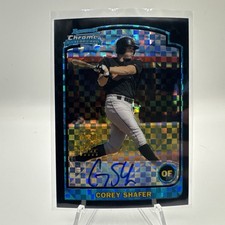 Corey Shafer RC Auto 2003 Bowman Chrome X-Fractor #333 Orioles 🔥