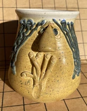 Vtg Funny Face Mug Lady Liar Humor, Signed