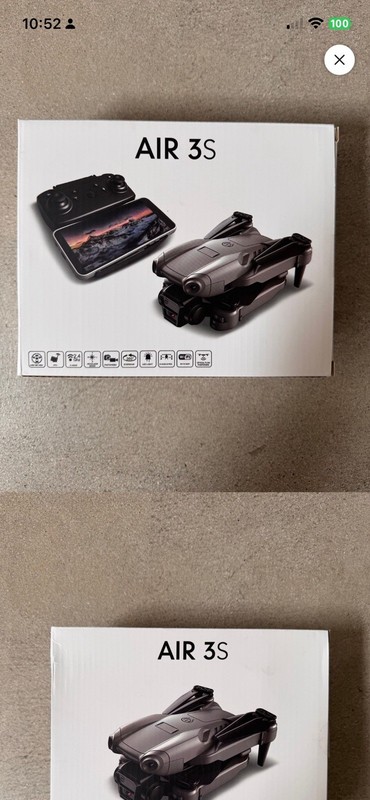 AIR 3S Ready to Fly Drone FPV Wi-Fi 2.4GHz Headless Mode LED Remote Control