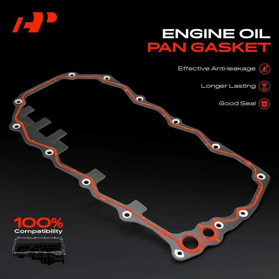 Junta de cárter de aceite de motor A-Premium con 14 orificios para Chrysler PT Cruiser Dodge Neon Foto 3 de 4