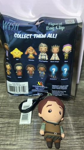 Disney WISH (Asha) Animated Movie SIMON Teen 3D Figural BAG CLIP Exclusive B-NEW - Picture 5 of 6
