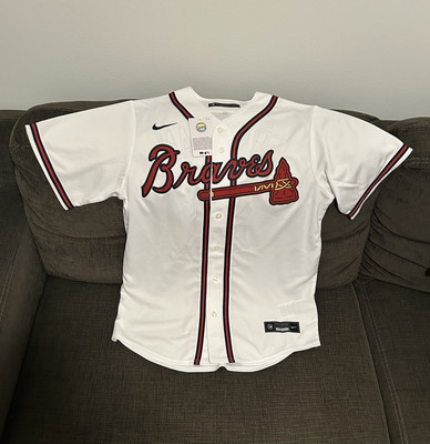 Nike Authentic Atlanta Braves Freddie Freeman #5 White MLB Jersey