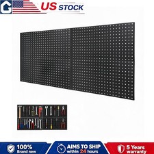 2/3/4 Pack Metal Pegboard Tool Organizer Panels 12x24 in Garage Tool Organizer