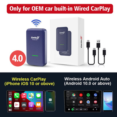 Wireless CarPlay Android Auto Adapter Ai Box USB Dongle