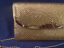 Vintage Y  S Gold Mesh Purse Bag Evening Handbag Chain Excellent Condition