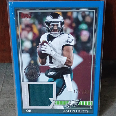 Topps 2026 Flagship Jalen Hurts Eagles 1991 Relic 91TFR-JHU #147/150