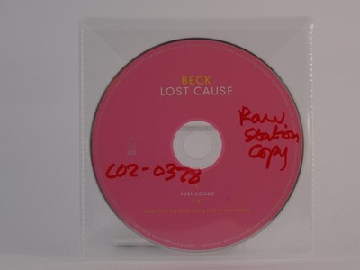 BECK  LOST CAUSE (Y1) 1 Track Promo CD Single including Plastic Sleeve GEFFEN R