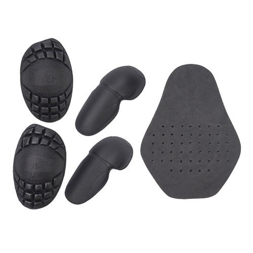 5 Pcs Motorcycle Bike Riding Jacket Back Elbow Shoulder Armour Insert-Protector - Picture 19 of 24