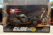 GI Joe 25th Anniversary Cobra Stinger with Cobra Stinger Driver     Boxed     Hasbro