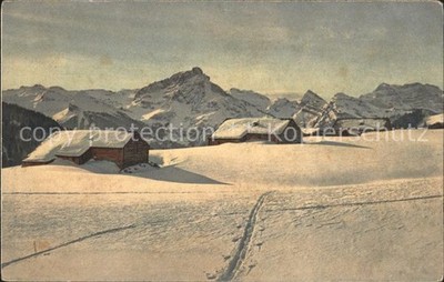 Amden Walensee SG Amdenerhoehe mit Muertschenstock