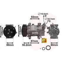 Kompressor Klimaanlage für Citroën Berlingo Kasten 1.4i 1.4