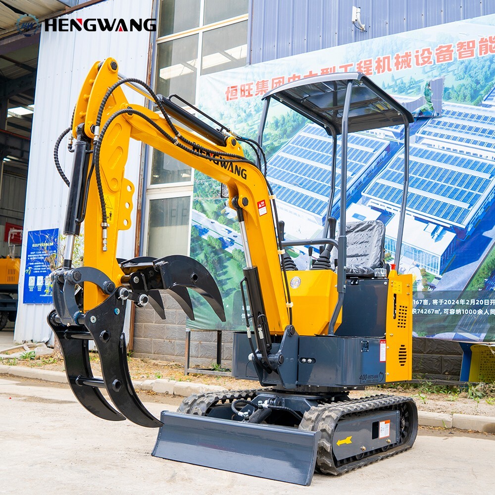 Household 1750 lb Mini Excavator With Powerful And High Digging Force B&S Engine