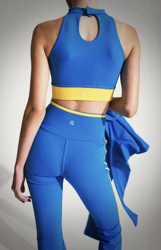 NEW w/ tags Maqui Active Flare Pants/Halter Top 2 Piece Set, Size Medium