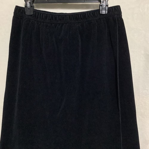 Lands’ End Maxi Skirt Corduroy Straight Womens L 14-16 Pull On Wrap CottageCore - Picture 4 of 9