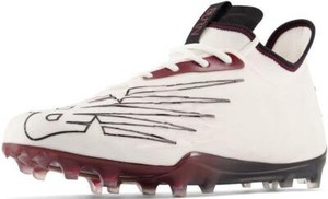 New Balance Burn XL A3 Lacrosse Cleats Mens 9.5 2E Wide White Burgundy Molded NB23BURNXLA3-main_grande.jpg?v  main image 4