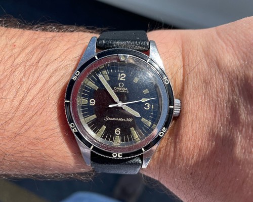 Vintage Omega Seamaster 300 dive watch 