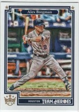 2019 Panini Diamond Kings Team Heroes Holo Gold #2 Alex Bregman Astros 