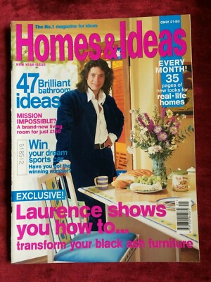 HOME & IDEAS magazine January 1999 with Laurence Llewelyn-Bowen 