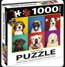 Turner Licensing Photographic Puppy Portraits Puzzle 1000 Pc 8410513 NIB