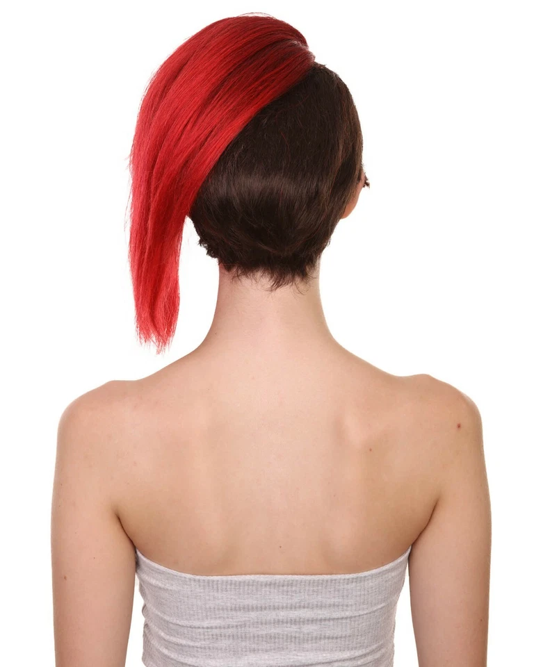 Peluca Disfraz HPO Adulto Mujer 14" Pulgadas Largo Videojuego Valerie Punk HW-6930 Foto 4 de 4